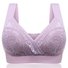 Deep Plunge Embroidered Full Cup Wireless Bra