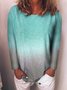 Gradient Long Sleeve Top