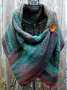 Women's  Casual Multicolor Stripes  Round Neck Scarves & Shawls