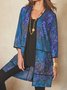 Vintage Cotton-Blend Long Sleeve Cardigan