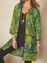 Vintage Cotton-Blend Long Sleeve Cardigan