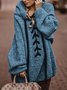 thickening Casual Lace-Up Sweater