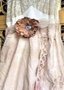 Women V Neck Elegant Sleeveless Patchwork Weaving Dress