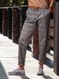 Gray Vintage Paneled Pants