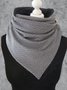Casual Cotton-Blend Scarf