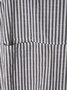 Vintage Black Gray Stripes Pants Romper Jumpsuits