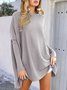 Long Sleeve Knitted Blouse