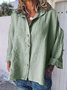 Long Sleeve Solid Shirt Top