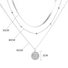 Simple Multi-layered Lotus Pendant Necklace