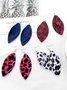 Vintage Women Leopard Printed Casual Earrings
