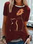 Round Neck Short Sleeve T-shirt