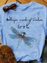 Dragonfly Cotton-blend Short Sleeve Tee