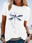 Cotton-Blend Casual Graphic Shirts & Top