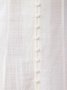 Women Cotton Buttoned Simple Elegant Plain Weaving Dress
