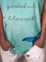 Lake Blue Butterfly T-shirt