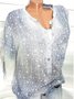 Long Sleeve Pockets Printed Shirt