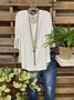Solid Color Casual Long-sleeved T-shirt