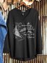 Black Casual Cotton-Blend Sweatshirt