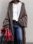 Casual Winter Acrylic Mid-weight Daily Long sleeve Loose Long Sweater coat for Women