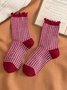 Middle Ear-Rimmed Children's Socks