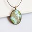 Necklace of natural dried flower of art retro chrysanthemum plant specimen necklace