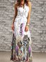 Shift Sleeveless Tribal Knitting Dress