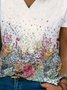V Neck Short Sleeve T-shirt