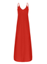 Women Maxi Dress Summer Sleeveless Maxi Dress Loose Plain with Pocket Casual Long Sundress