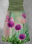 Floral Cotton Knitting Dress
