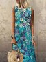 Resort Floral-Print Weaving Dress