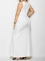 U-Neck Sheath Sleeveless Knitting Dress