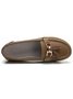 Cowhide Retro Casual Tassel Flat Shoes