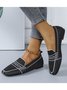 Casual Simple Flying Woven Loafers