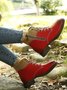 Casual Simple Plain Martin Combat Boots