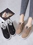 Simple English Warm Flat Shoes
