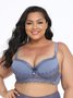 D Cup Lace Breathable Gather Large Size Underwear