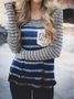 Striped casual shirts and tops