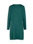 Casual Solid Wide Stand-up Collar Long Sleeve Pocket Tunic Tops
