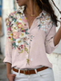 Vacation Floral Loosen Shirts & Tops