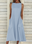 Summer Maxi Pockets Sleeveless Dress
