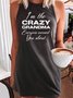 Letter Print Summer New Hot Style Ladies Casual Sleeveless Knit Dress