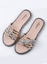 Women's Summer Fashion Flower Beach Shoes Sandals Flat Casual Flip Flop