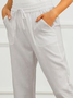 Solid Loosen Casual Pants