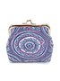 Ethnic Pattern Kiss Buckle Coin Purse Storage Bag