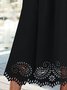 Plain Paisley burnt out pocket x Long Dress