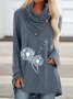 Cross Neck Dandelion Regular Fit Top