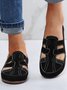 Women Plain All Season Simple Daily Flat Heel Closed Toe Fabric Faux Suede Flats