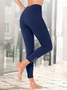 Women High Waisted Tummy Control Stretchy Button Workout Yoga Pants