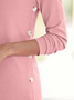 Casual Plain Autumn Long sleeve Crew Neck Cotton-Blend H-Line Regular Medium Elasticity Tops for Women
