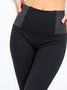 Women Plain Simple Autumn Polyester Regular Fit Elastic Band Legging Regular Regular Size Casual Pants